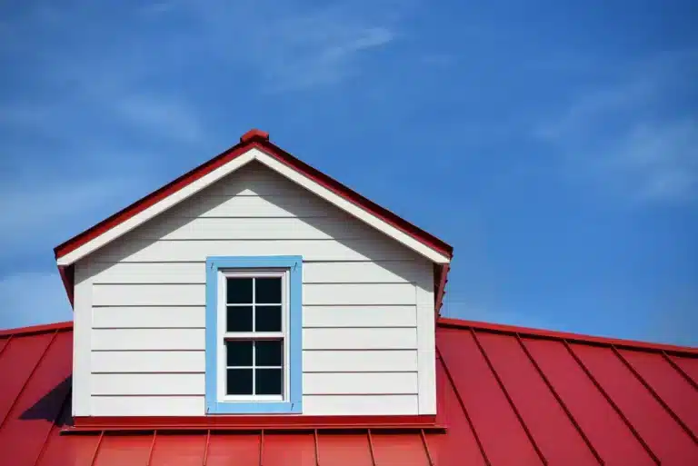 standing seam metal roof colors finding red color