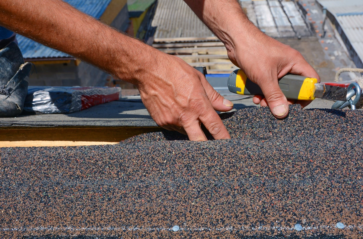 how to cut shingles using cutters on roof