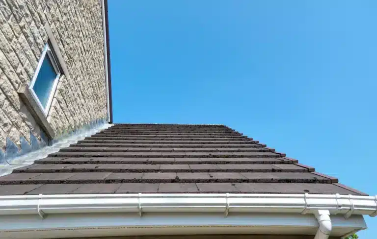 repaired roof flashing